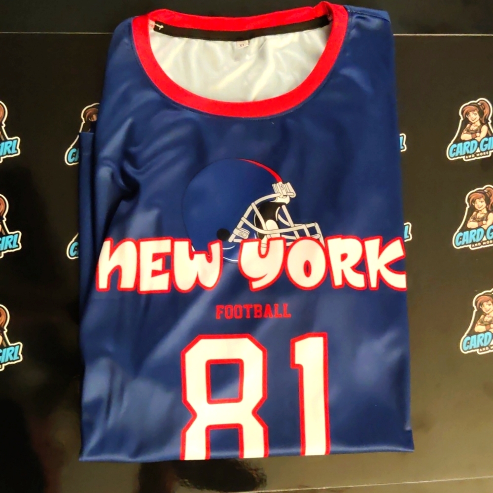 New York Giants #81 Brian Mens XL T-Shirt